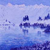 College Fjord Prince William Sound Water Color